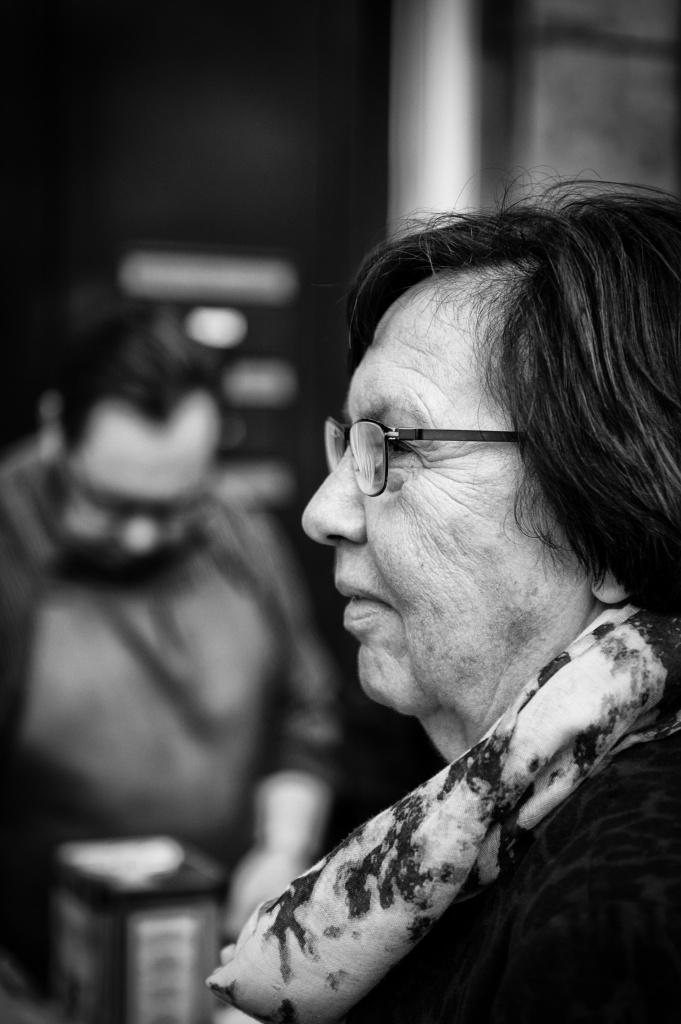Trotse moeder zw